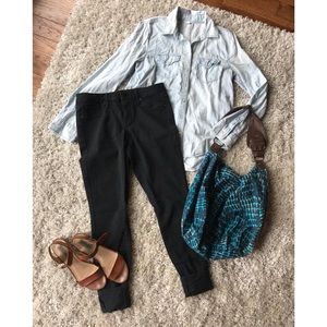 Blue/Teal Patterned Tote